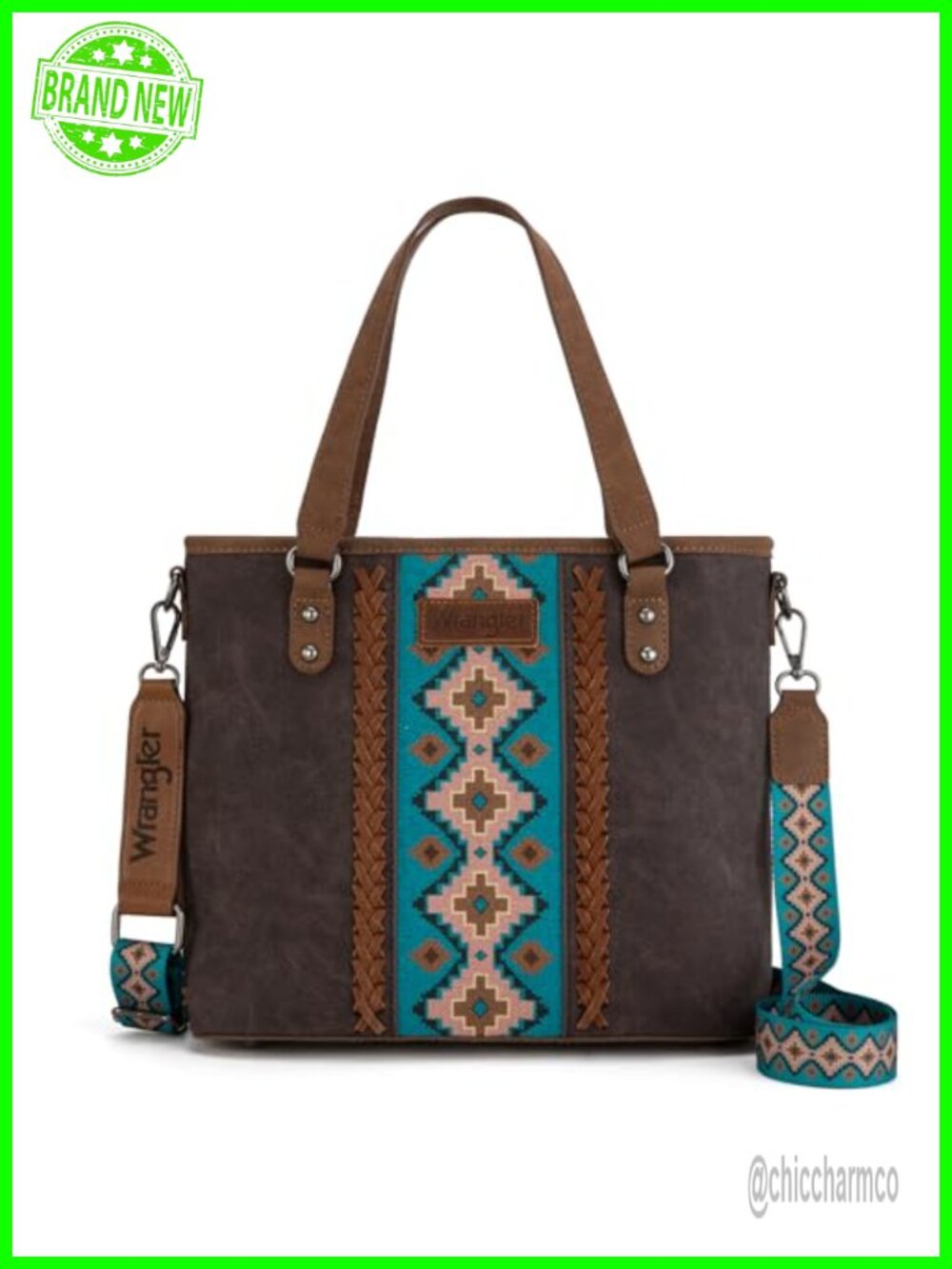 Western Aztec Tote Bag Satchel Crossbody Purse